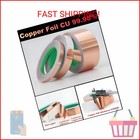 Conductive Copper Foil Tape 1 2inch X 50feet Flashing Metal Adhesive Tape For Em