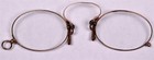 Antique 10k Pince Nez Eye Glasses Ny With Case Full Rim