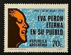 Travelstamps  1973 Argentina Stamps Scott  1003 - 70c Eva Peron Mint Mnh Og