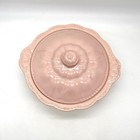 Vintage J g Meakin Sol Rosa Pink Lidded Tureen Scalloped Serving Bowl England