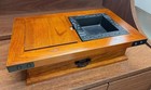 Vintage Japanese Wooden Hibachi Konro Decor Charcoal Showa Tea Ceremony Brazier