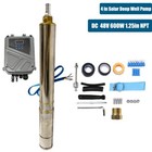 Dc 48v 4  Solar Pump Submersible Pump Bore Deep Well Pump mppt Controller 600w