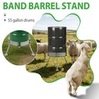 55 Gallon Barrel Band Leg Mounting Kit For Livestock Deer Feeder Adjustable