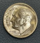 1955 S 10c Roosevelt Dime - Gem Uncirculated- 90  Silver - Great Luster