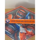 Lionel Trains Ornaments Set Of 14 Vintage Decoupage Box