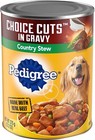 Pedigree Choice Cuts In Gravy Adult Canned Wet Dog Food  13 2 Oz   pack Of 12 