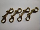 Solid Brass Double End Trigger Bolt Snaps  4 Count  4  57 Swl Resist Corrosion 