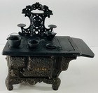 Antique 1890s Eagle Cast Iron Toy Size Kitchen Wood Cook Stove - Salesman Sample