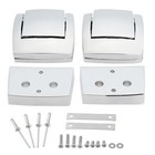 Chrome Pack Trunk Latches For Harley Touring Electra street Glide Road King