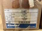 Lot Of  166  T b Kindorf G-967 Steel End Caps For G-659 Channel Or B-906 Raceway