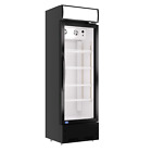 Fricool 23  Single Glass Door Merchandiser Refrigerator Beverage Cooler  New
