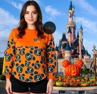 Rare Disneyland Paris Halloween Spirit Jersey 2023 Size Xs Orange Disney Resorts