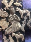 Vintage Signed Estela Ogazon 3d Milagros Wood Cross Mexican Folk Art 