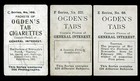 Borzoi Russian Wolfhound Dog Vintage Cigarette Cards X 3 Ogden s Tabs 1902