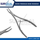 Micro Friedman Bone Rongeur Curved Surgical Dental 1 3mm Jaw German Grade