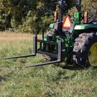 Titan Attachments Standard Series 3 Point Pallet Fork Frame  36  Pallet Forks