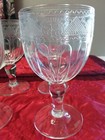 Ralph Lauren Goblet Water Glasses Emma Pattern Set Of 4 Vintage 6 6 Inches 