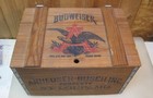 Vintage Budweiser Anheuser-busch Wooden Crate Box W  Metal Hinges B7974