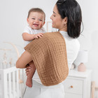 Muslin Burp Cloths 20  X 10   Pack Of 10 - Large  6-layer  Ultra Absorbent 100  