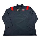 Nike Georgia Bulldogs Mens Large 1 4 Zip On Field Pullover Black Dn6177-010 Nwt