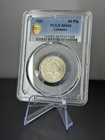 1952 Lebanon 50 Piastres Silver Coin     Pcgs Ms66     Cedar Tree     Km 17