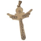 Trinity Rosary Crucifix - Bronze  3 5x2 5cm-1 5x1  