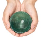 Natural Green Fluorite Crystal Bowl Hand-carved Round Fluorite Crystals Gemst   