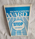 Vintage Montgomery Ward Stop Walkouts Employee Catalog Program Stamp Book - Rare