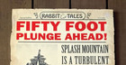 Splash Mountain Walt Disney World You ll Get Wet Warning Poster Print Disneyland