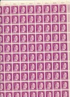 Stamp Germany 40 Pf Adolf Hitler Sheet 1941 Wwii 3rd Reich German Mnh Faults