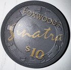 New  10 Foxwoods Frank Sinatra Casino  Chip November 1994 Rare Classic Piece