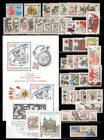 Czechoslovakia Sc 2341 2391  1981 Collection   40  Stamps   2 Sheets Mint Nh Og