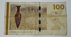 Denmark 100 Kroner 2013 P-66 Hindsgavl Dagger  Little Belt Bridge   Map Banknote
