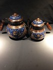 Tea Pots Turkish Vintage Hand Etched Hand Painted Copper