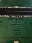 Lot Of 4 Arches 6 X 10 Travel Journal Cold Pressed Watercolor Paper C2