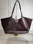 Coach Cam00 Gramercy Tote Bag Natural Grain Leather Maple Dark Brown Outlet New