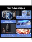 Natural Gas Tankless Water Heater  Indoor Max 5 3 Gpm  130 000 Btu Instant