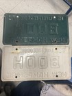 Vintage Lot Of 2 Original 1970s Nh New Hampshire Vanity License Plate Tags   booh   