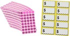 Pack Of 1000 Yard Garage Sale Price Stickers Prepriced Labels Self Adhesive Tags