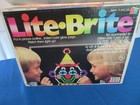 Vintage Lite Brite Original Box With Pegs And  Picture Assortments 1981 Works 