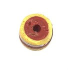 Rare Old Venetian Candy Yellow With Red Core Wound African Trade Bead
