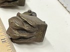 4 Vintage Bronze   Brass Metal Lion Claw Foot Swivel Casters Wheel Desk Table