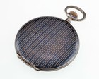 Tavannes Double Hunter 800 Silver Pocket Watch 15j Swiss