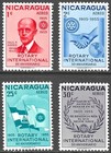 Nicaragua Scott C353-c362 Xf Mint Never Hinged Airmail 