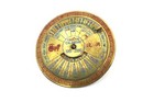Perpetual  Pocket Size Calendar  40 Year 1961-2000 Brass W Red blue Enamel 