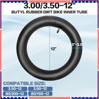  2-pack  3 00-12  Dirt Bike Inner Tubes 80 100-12 