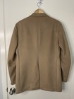 Designer Series By Farah Men   s Tan Sport Coat Blazer 40l Classic Patch Pocket