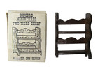 Vtg 1 12 Dollhouse Miniature Wood Shelf Wall Or Floor Stands Concord In Box 3 