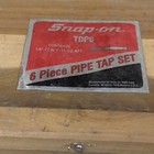Snap-on Tdp6 6pc Standard Pipe Tap Set Npt 1 8-27 1 4-18 3 8-18 1 2-14