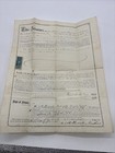 1866 Lee County Il Warranty Deed George Perkins Antique Civil War Era
